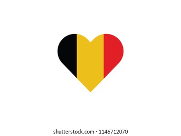 Belgium love heart shape Europe