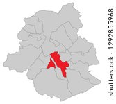 Belgium - Map of Brussels (high detailed)