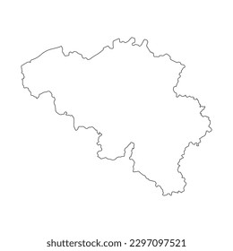 belgium map icon vector illustration design