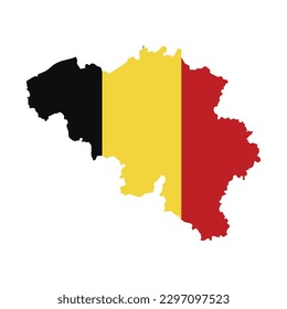 belgium map icon vector illustration design