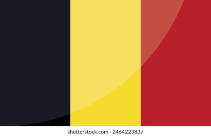 Belgium National Flag for background, backdrop. Vector illustration