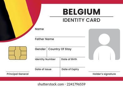 Belgium National Identity Card and Identity Card