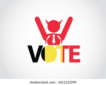 Belgium Podium Celebrate Politician Speech Vote