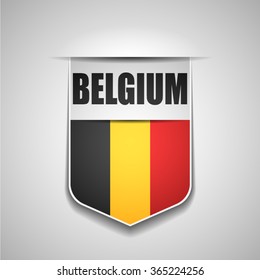 Belgium shield sign