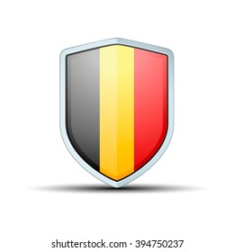 Belgium Shield sign