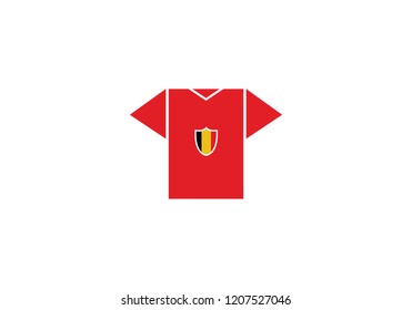 Belgium shirt national flag symbol country international sport
