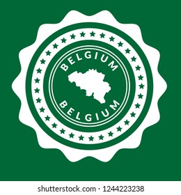 Belgium Silhouette Map, belgium icon,emblem, label, badge,sticker, logo. Designed for your web site design, logo, app, UI
