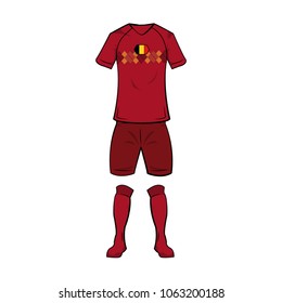 Belgium soccer sport wear