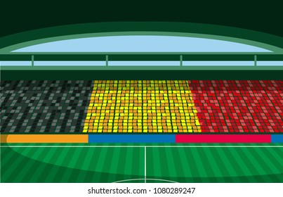 Belgium soccer stadium