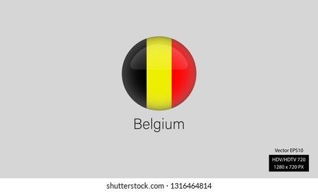 Belgium spherical national team logo.
