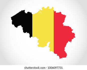 Belgium Territory Map Flag 260nw 1006097731 