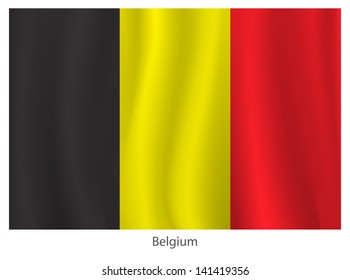 Belgium vector flag