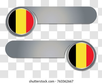 belgium vector flag illustration. vector match scoreboard illustration. eps10.