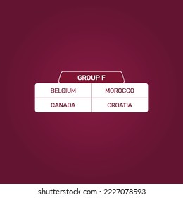 Belgium vs Canada, Morocco vs Croatia football match group F stage