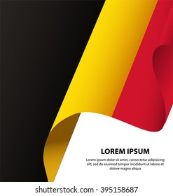 Belgium Waving Flag Background