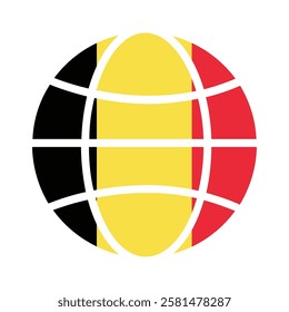 Belgium world national flag icon