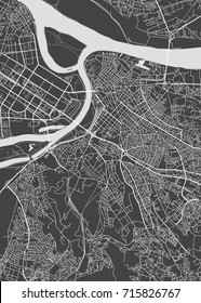 Belgrade City Plan, Detailed Vector Map