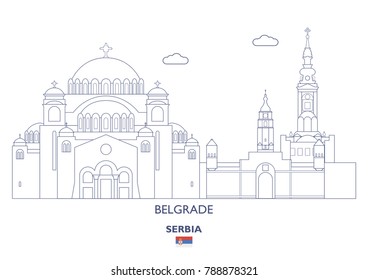 Belgrade City Skyline, Serbia