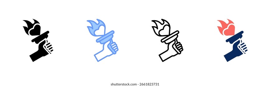 Belief Catalyst icon set multiple style collection