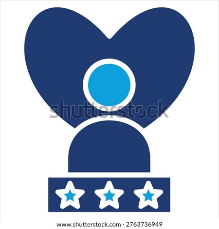 Belief Flat Blue Icon Collection