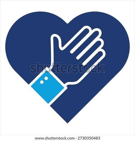 Belief Flat Blue Icon Style