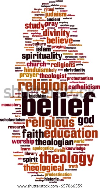 Belief Word Cloud Concept Vector Illustration Stock Vector (Royalty ...