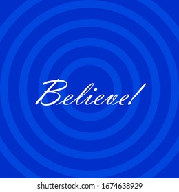 believe, beautiful greeting card background or banner with classic theme. design illustration