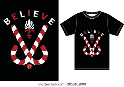 Believe Christmas Shirt, Christmas T-shirt, Christmas Family Shirt,Believe Shirt,Christmas Gift, Holiday Gift.Christmas Shirt,Matching Shirt.
