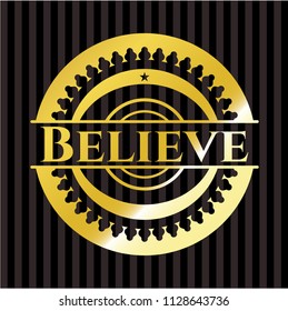 Believe gold badge
