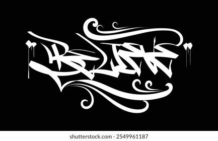 BELIEVE graffiti tag style design