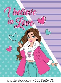 believe love girl cute fashion