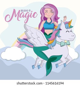 Believe in magic cartoons