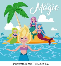 Believe in magic cartoons