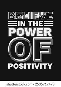 Believe in the Power of Positivity: Motivational Vector Art for Optimism