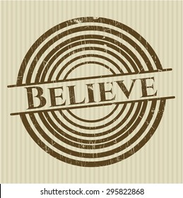 Believe rubber grunge seal