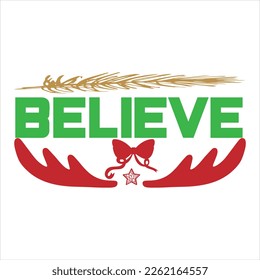 Believe sign. Handwritten modern brush lettering Believe! on white. Text for postcard, invitation, T-shirt print design, banner, motivation poster, web, icon. Isolated vector