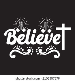 believe svg design vector file