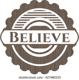 Believe wood emblem