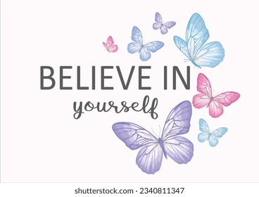 believe in yourself good vibes only hand drawn design  slogan tee, t shirt, fashion graphic, print,etc motivational ositive quote inspiration decorative textile card