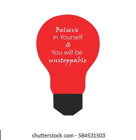 believe in yourself and you will  be unstoppable quote