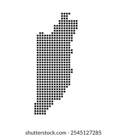 Belize ícone do mapa do país ilustração design