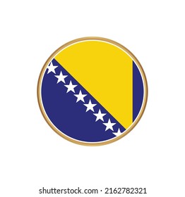 Belize Flag mit Circle Frame. Nationalflagge