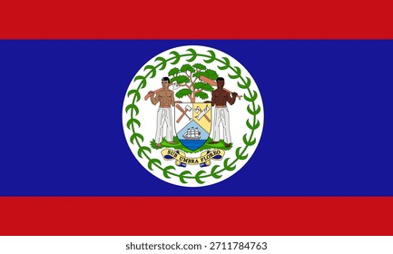 Icono de la bandera de Belice en alta calidad
