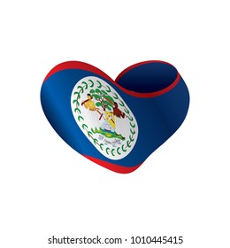 Belize flag, vector illustration