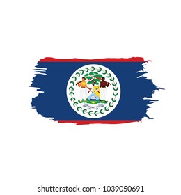 Belize flag, vector illustration