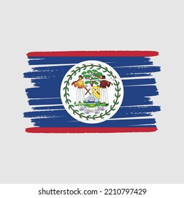 Belize Flag Vector. National Flag