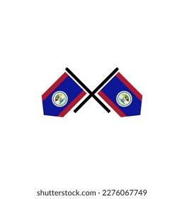 Belize flags icon set, Belize independence day icon set vector sign symbol