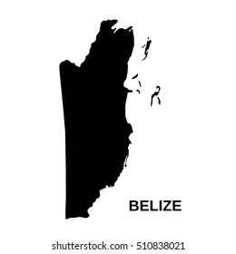Belize - high detailed map