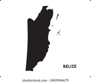 Belize icon vector design, Belize Logo design, Belizes unique charm and natural wonders, Use it in your marketing materials, travel guides, or digital projects, Belize map logo vector