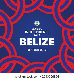 Belize independence day template for social media
